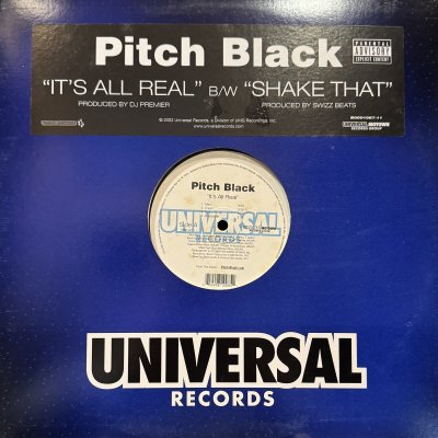 画像1: Pitch Black - It's All Real (12'')