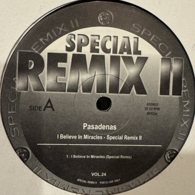 画像1: Pasadenas - I Believe In Miracled (Special Remix II Vol.24) (12'') (キレイ!!)