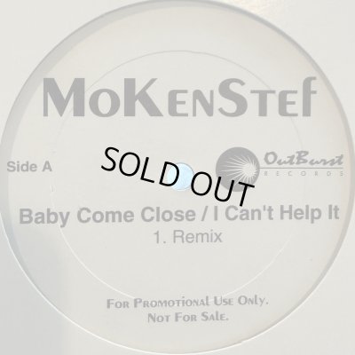 画像1: Mokenstef - Baby Come Close / I Can't Help It (Remix) (12'') (刻印入り本物プロモ！！)