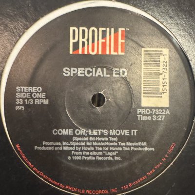 画像1: Special Ed - Come On, Let's Move It (12'')