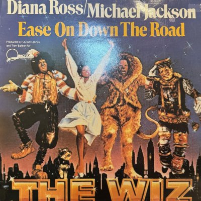 画像1: Diana Ross / Michael Jackson - Ease On Down The Road (12'') (キレイ!!) (レアなジャケ付き12'' !!)