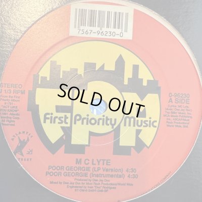 画像1: MC Lyte - Poor Georgie / Search 4 The Lyte (12'') (US Original Press !!)