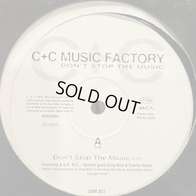 画像1: C+C Music Factory feat. A.S.K. M.E., Charlie Brown, Greg Nice - Don't Stop The Music (12'') (激レア国内プロモ!!)
