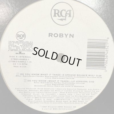 画像1: Robyn - Do You Know (What It Takes) (12'') (キレイ!!)