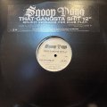 Snoop Dogg - That Gangsta Sh!t 12" (12'') (キレイ!!)