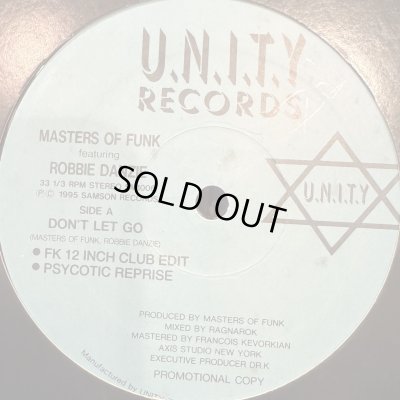 画像1: Masters Of Funk feat. Robbie Danzie - Don't Let Go (b/w So Special & Circles) (12'')