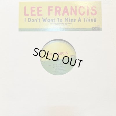 画像1: Lee Francis - I Don't Want To Miss A Thing (12'') (キレイ！！)