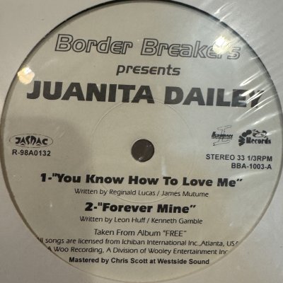 画像1: Juanita Dailey - You Know How To Love Me (b/w Free & Before I Let Go) (12'') (キレイ!!)