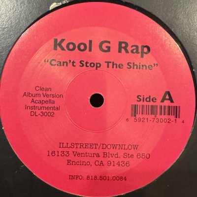 画像1: Kool G Rap - Can't Stop The Shine (12'')