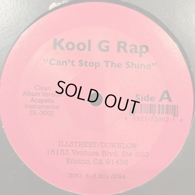 画像1: Kool G Rap - Can't Stop The Shine (12'')