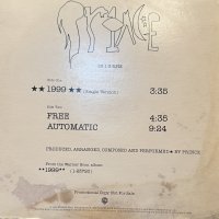 Prince - 1999 (12'') (ジャケットコンディションの為特価!!)