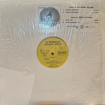 画像1: N-Trance feat. Ricardo Da Force - Stayin' Alive (12'') (キレイ!!)
