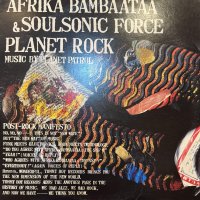 Afrika Bambaataa & The Soulsonic Force - Planet Rock (12'') (レアなジャケ付き国内盤！) (キレイ!!)