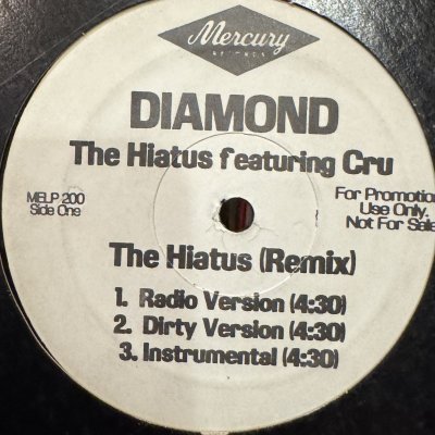 画像1: Diamond feat. Cru - The Hiatus (Remix) (12'') (US Original Promo !!)