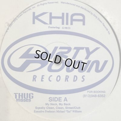 画像1: Khia feat. DSD - My Neck, My Back (12'') (Original US Promo !!)