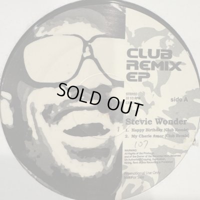 画像1: Stevie Wonder - Club Remix EP (inc. Happy Birthday, My Cherie Amour, To Feel The Fire & Overjoyed) (12'')