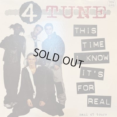 画像1: 4 Tune - This Time I Know It's For Real (12'') (激レアジャケ付きフランス盤!!)