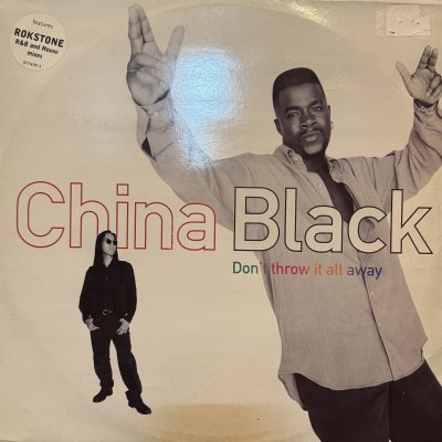 画像1: China Black - Don't Throw It All Away (12'') (人気のレアなジャケ付きUK盤!!) (キレイ!!)