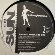 他の写真1: Miss Jones - Where I Wanna Be Boy (The G-Man Mix, Uptoen Extended Mix) (12'')