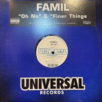 (⭕️2日間限定最終値引きセール品⭕️)Famil - Oh No / Finer Things (12'')