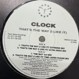 Clock - That's The Way (I Like It) (12'') (キレイ!!)