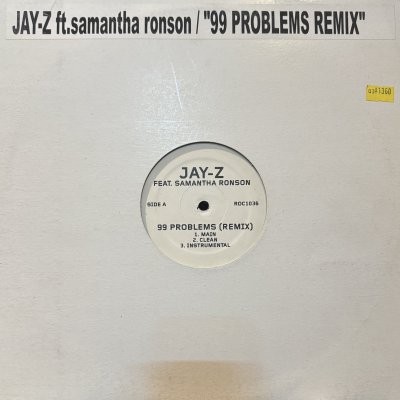 画像1: Jay-Z feat. Samantha Ronson - 99 Problems (Remix) (12'')