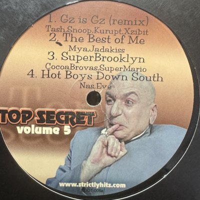 画像1: Various - Top Secret Volume 5 (Jay-Z - Anything, Snoop Dogg - Tha Shiznit, Cocoa Brovaz - Super Brooklyn and more) (12'')