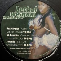 Various - Lethal Weapon September 2001 (inc. Jay-Z - Izzo and more) (12'')