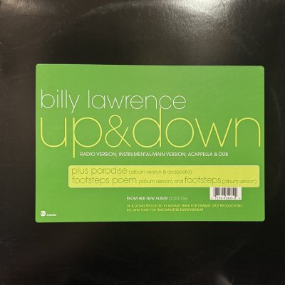 画像1: Billy Lawrence - Up & Down (12'')