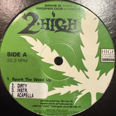 画像1: 2 High - California Thugin' (12'')