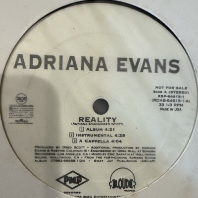 画像1: Adriana Evans - Reality (Promo Only Remix !!) (12'') (キレイ！！)