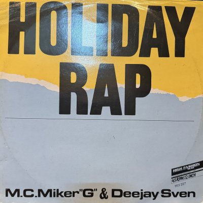 画像1: MC Miker G. & DJ Sven - Holiday Rap (12'')