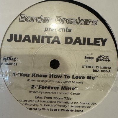 画像1: Juanita Dailey - You Know How To Love Me (b/w Free & Before I Let Go) (12'') (奇跡の新品未開封!!)
