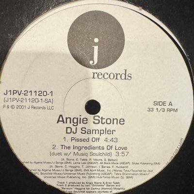 画像1: Angie Stone - DJ Sampler (12'')