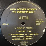 Little Brother Presents 9th Wonder - Remixes Vol. 2 (12'') (inc. Nas - One Love, Mobb Deep - Quiet Storm and more) (キレイ!!)