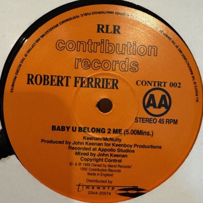 画像1: Robert Ferrier – Baby U Belong To Me / Promise (12'')