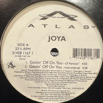画像1: Joya - Gettin' Off On You (12'')