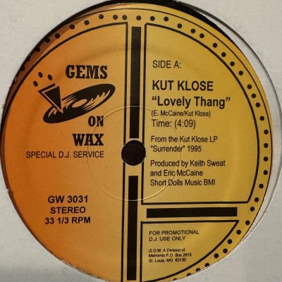 画像1: Kut Klose / Tevin Campbell - Lovely Thang / Gotta Get Yo' Groove On (12'')