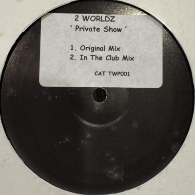 画像1: (⭕️2日間限定最終値引きセール品⭕️)2 Worldz - Private Show (12'')