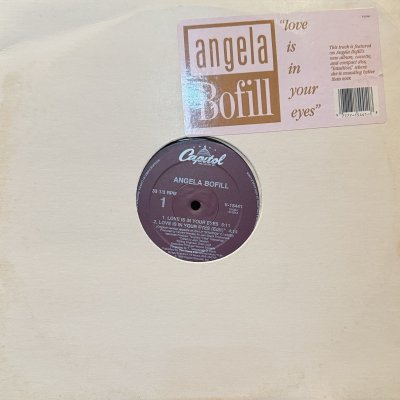画像1: Angela Bofill - Love Is In Your Eyes / I Just Wanna Stop (12'') (キレイ!!)