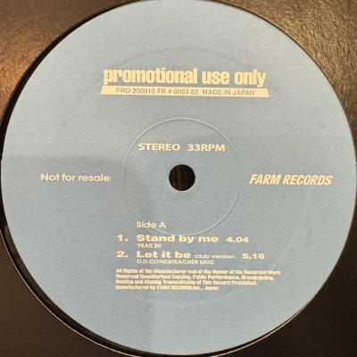 画像1: Year 2K / D.D. Clyne & Teacher Mike / The Real Note feat. Scott Foster - Stand By Me / Let It Be / Close To You (12'') (キレイ!!)