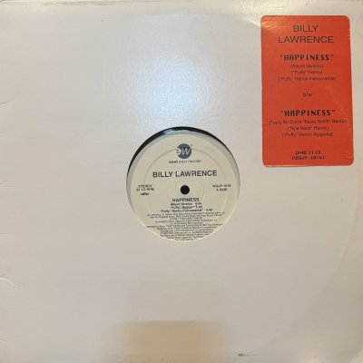 画像1: Billy Lawrence - Happiness (12'') (国内正規再発盤)