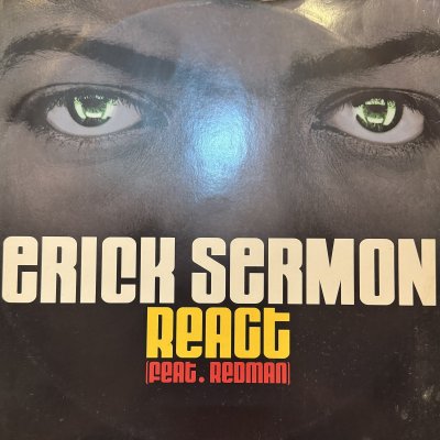 画像1: Erick Sermon feat. Redman - React (12'') (レアなジャケ付きUK盤!!)