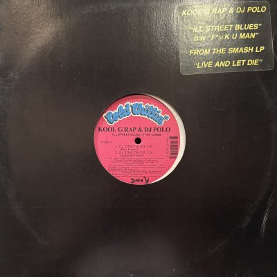 画像1: Kool G Rap & DJ Polo - Ill Street Blues (12'') (レアなステッカー付き！！)