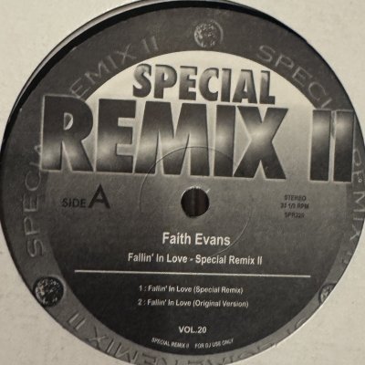 画像1: Faith Evans - Fallin' In Love (Special Remix) (inc. Good Life, All Night Long, Love Like This) (Remixes II Vol.20) (12'')