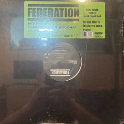 画像1: Federation feat. E-40 - Hyphy (12'') (奇跡の新品未開封!!)