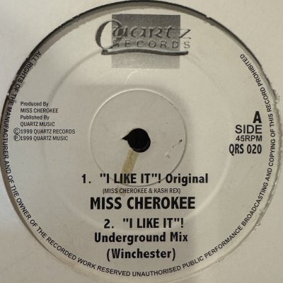 画像1: Miss Cherokee - I Like It (12'')