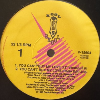 画像1: Kool Skool - You Can't Buy My Love (12'') (キレイ!!)