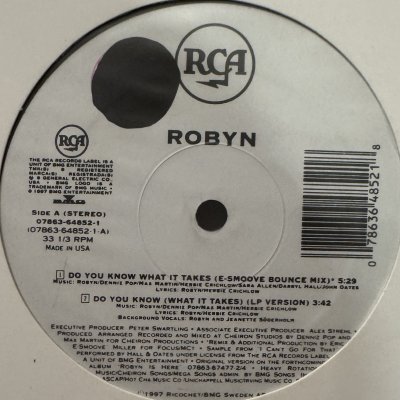 画像1: Robyn - Do You Know (What It Takes) (12'')