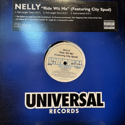 画像1: Nelly feat. City Spud - Ride Wit Me (12'') (本物US Promo !!)